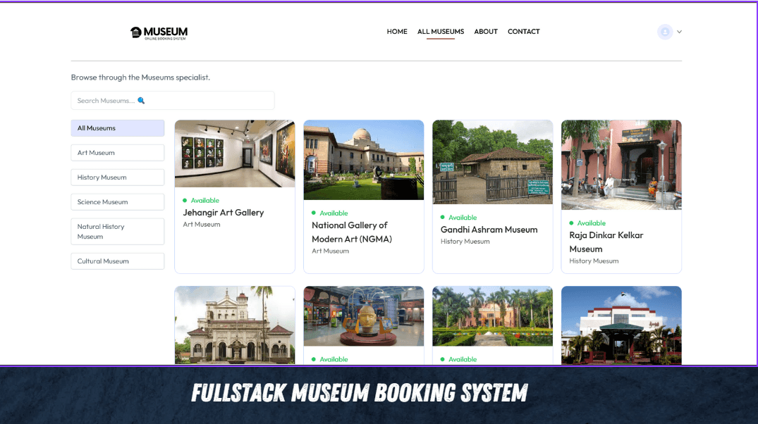 Museum Booking System